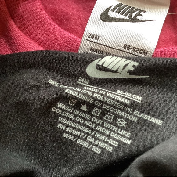 Nike girls sweatshirt & leggings set size 24 months(NWT) - Picture 5 of 5
